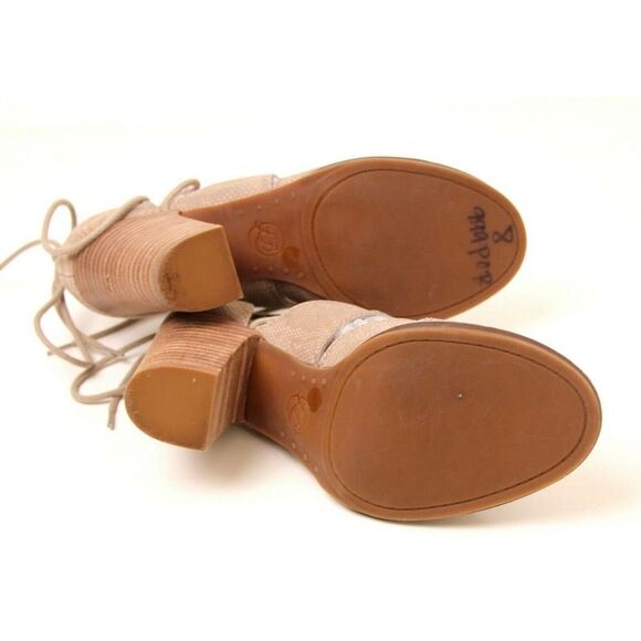 Lucky Brand Tan Heeled Sandals - Picture 8 of 12